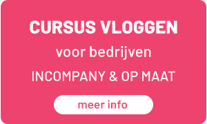 Cursus vloggen voor bedrijven